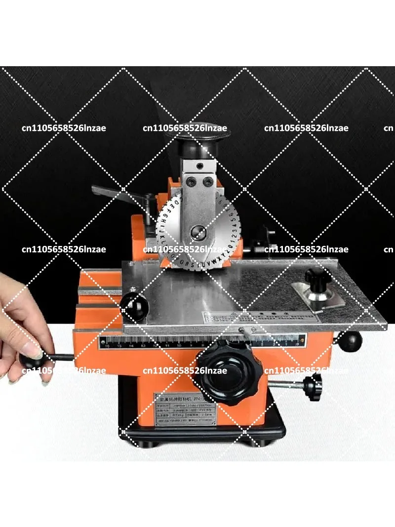 Manual Steel Embossing Machine for Metal Aluminum Alloy Tag Stamping, Label Engraving, Marking Tool