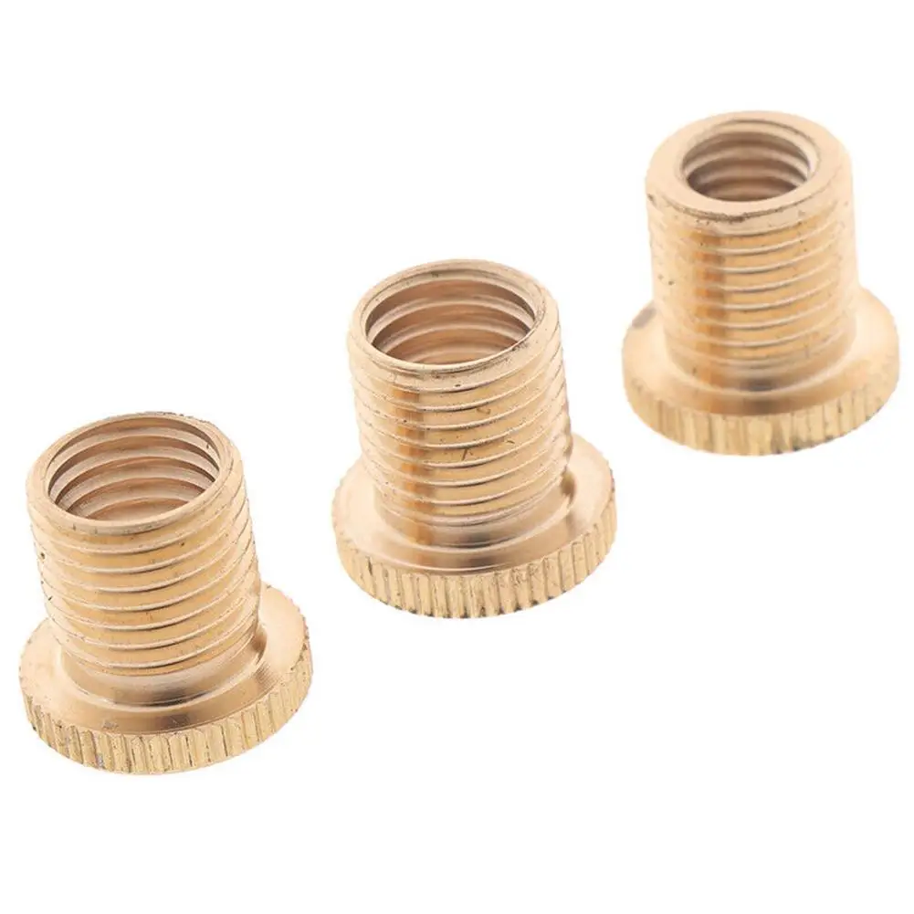 Nuts Thread Adapter Gear Shift Knob Insert Kit M10x1.25&M10x1.5&M8x1.25 Replacement Aluminum Alloy High Quality