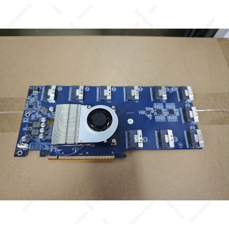 For Server PCIe Expansion, PEX88096 PCIe4.0 Switch Card, No Motherboard Bifurcation Required, Driver‑Free Multi‑Device Expansion