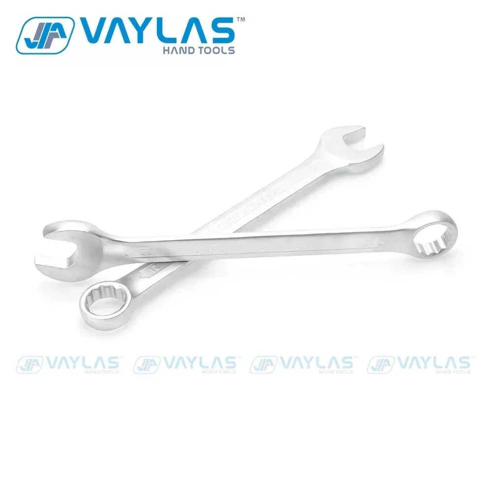 23pcs Combo Wrench Set High Torque Spanner Set of Keys Open and Box End Metric 6~32mm Chrome Vanadium with Roll-up Storage Pouch