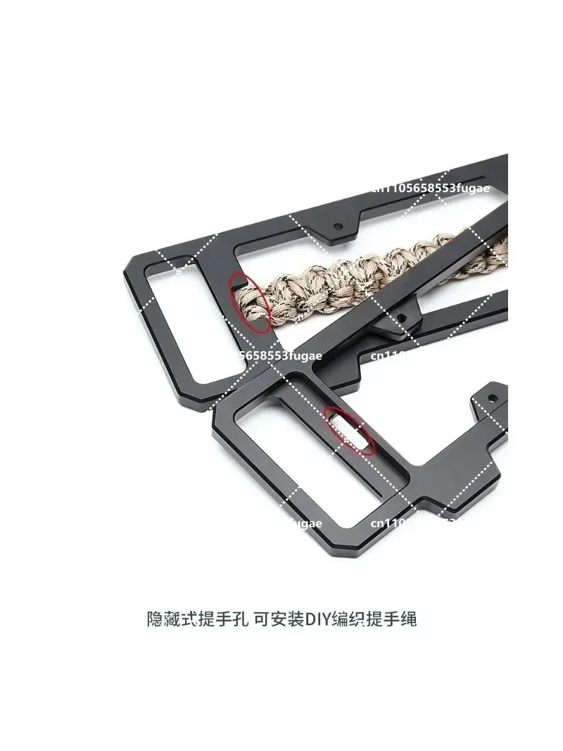 Shortwave Radio Side Handle Bracket Outdoor Protection Shield Mount for Ham Radio