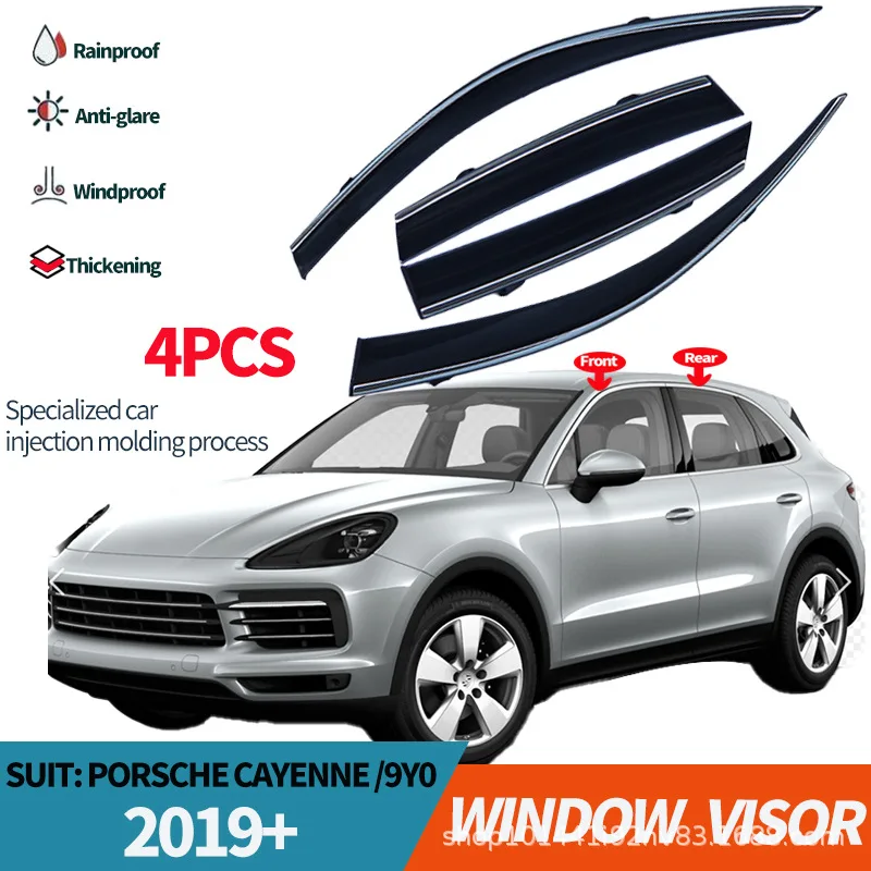 

Подходит для оконных козырьков Porsche Cayenne 2019+.
