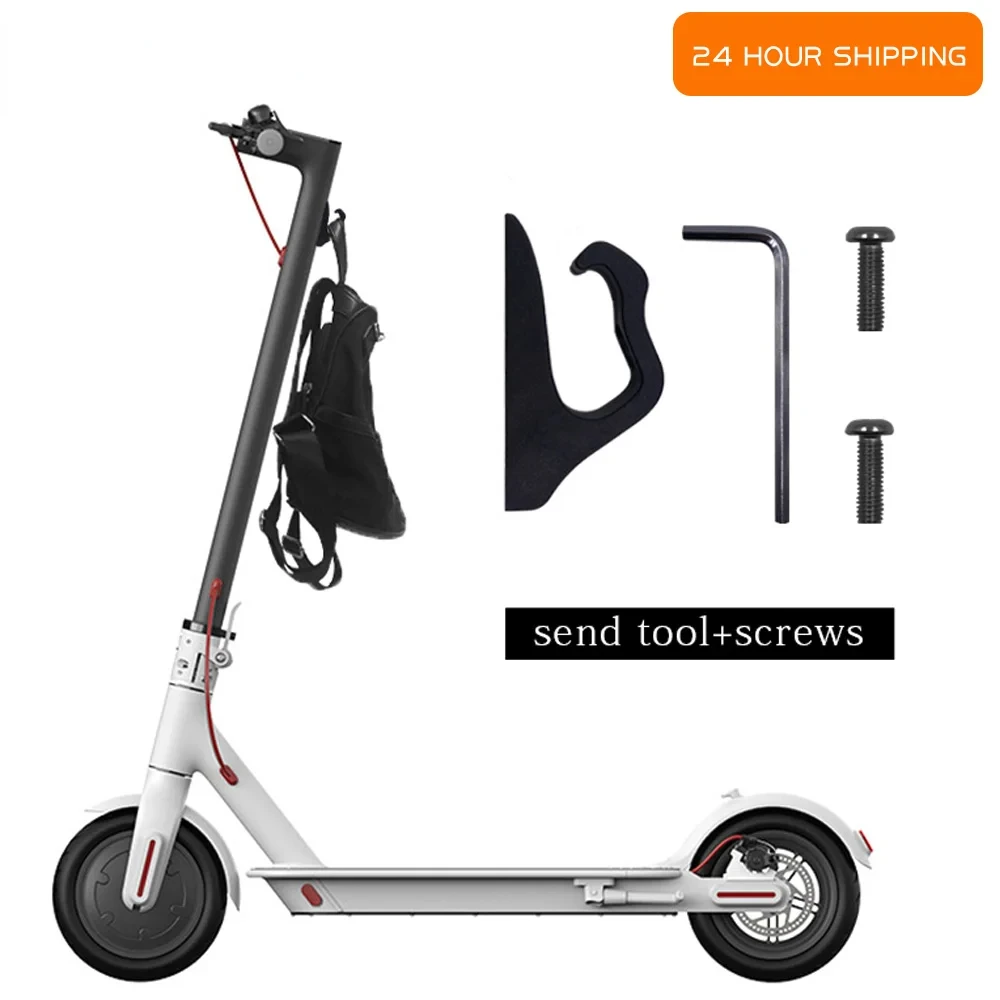 Gancho portátil acessório gancho frontal para xiaomi mijia m365/m187/pro pro2 scooters fornecimento parafusos elétricos ferramentas de armazenamento