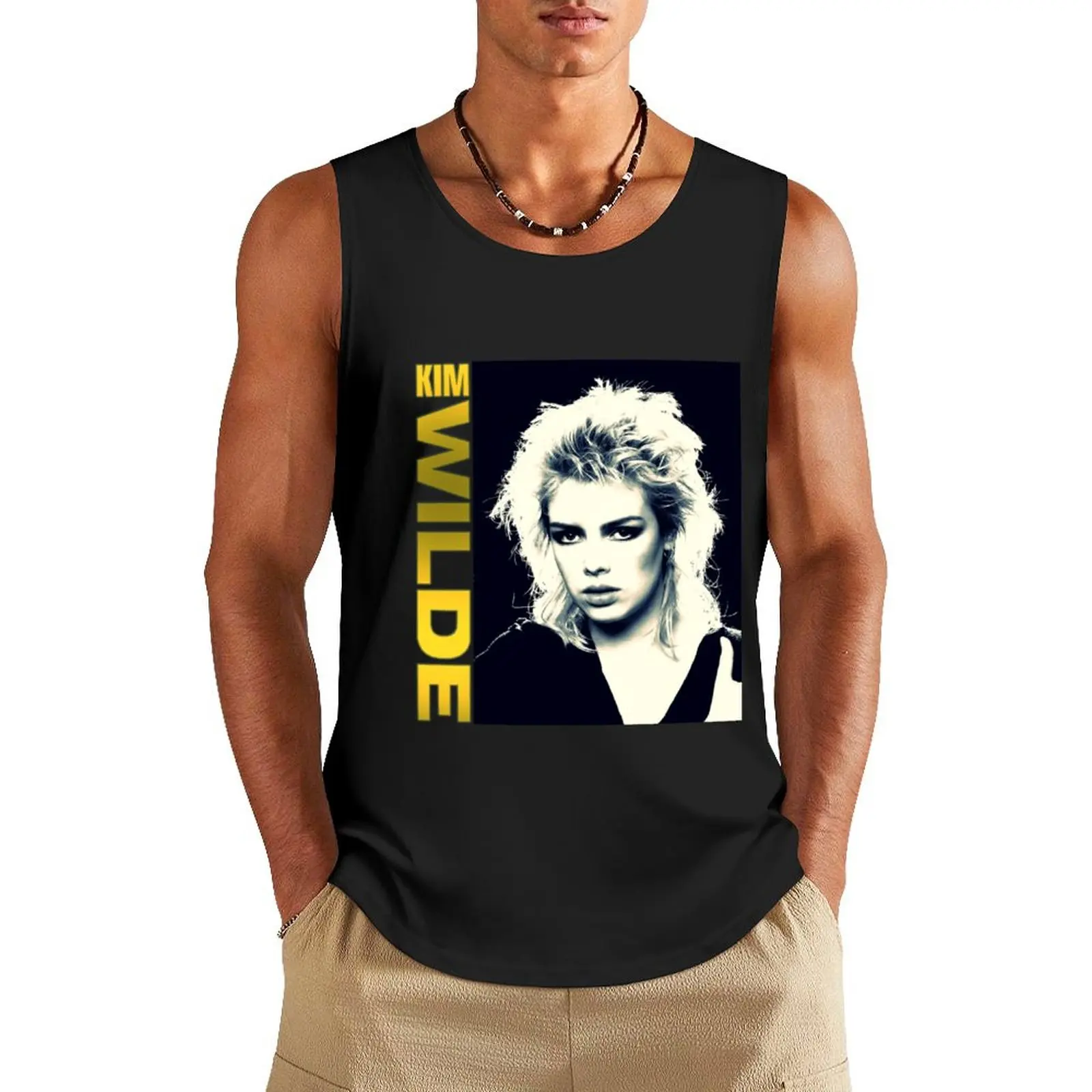 Wonderful Kim Wilde Tank Top new in tops & t-shirt Vests Vest male