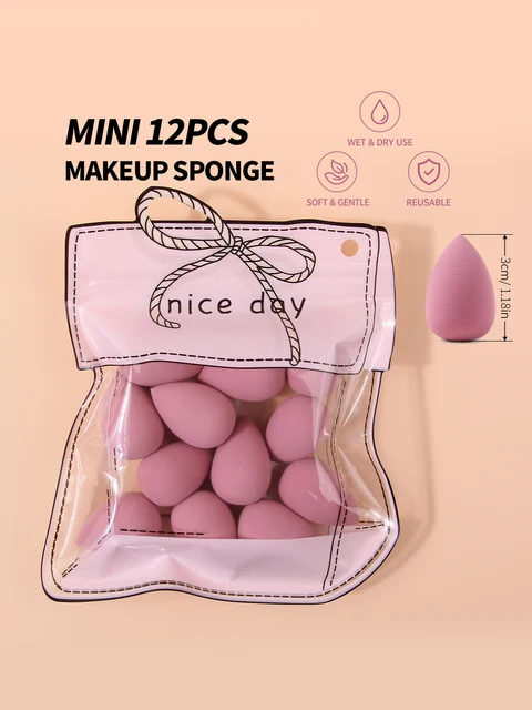 12Piece Makeup Sponge Set, Suitable for Liquid BB Cream Powder Application, Makeup Egg Dry Wet Dual-Use Powder Puff Mini Multico 4 12Piece Makeup Sponge Set, Suitable for Liquid BB Cream Powder Application, Makeup Egg Dry Wet Dual-Use Powder Puff Mini Multico 4