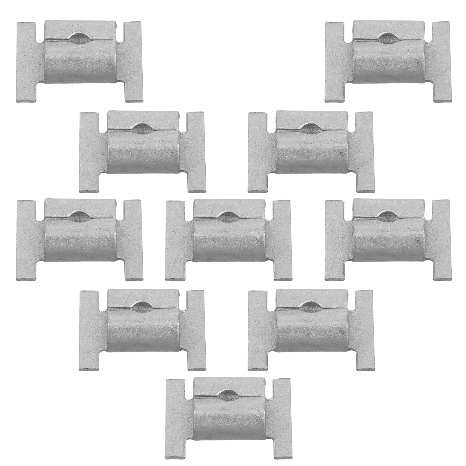 

10 Pcs Bumper Fixed Base Clips Self Tapping Screws Steel Automotive Panel Retainer Car Fasteners Hardware Universal Fit Sturdy
