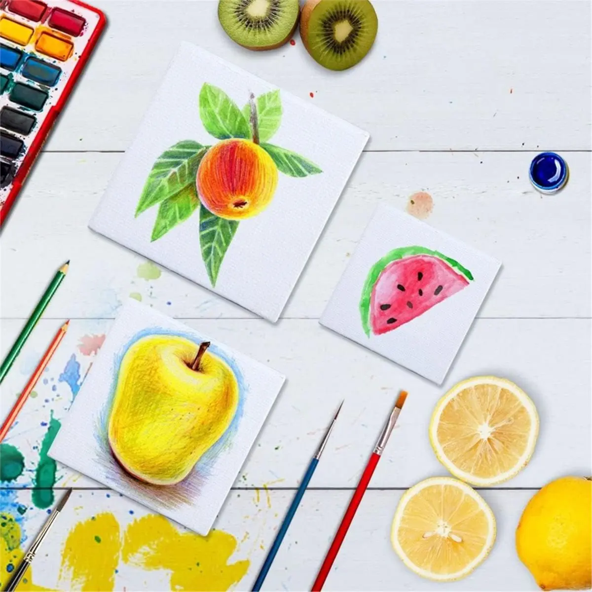 update. Mini Canvas 2x2 Inch 24-Pack, 100% Cotton Square Painting Canvas, Crafts & DIY Signs, Profile Stretched Small Canvases
