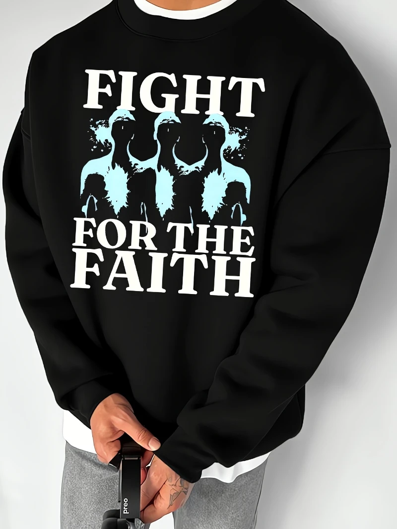 

Модный мужской повседневный пуловер с длинными рукавами и круглым вырезом, осень-зима 2025, толстовка с круглым вырезом для мужчин и женщин, топ