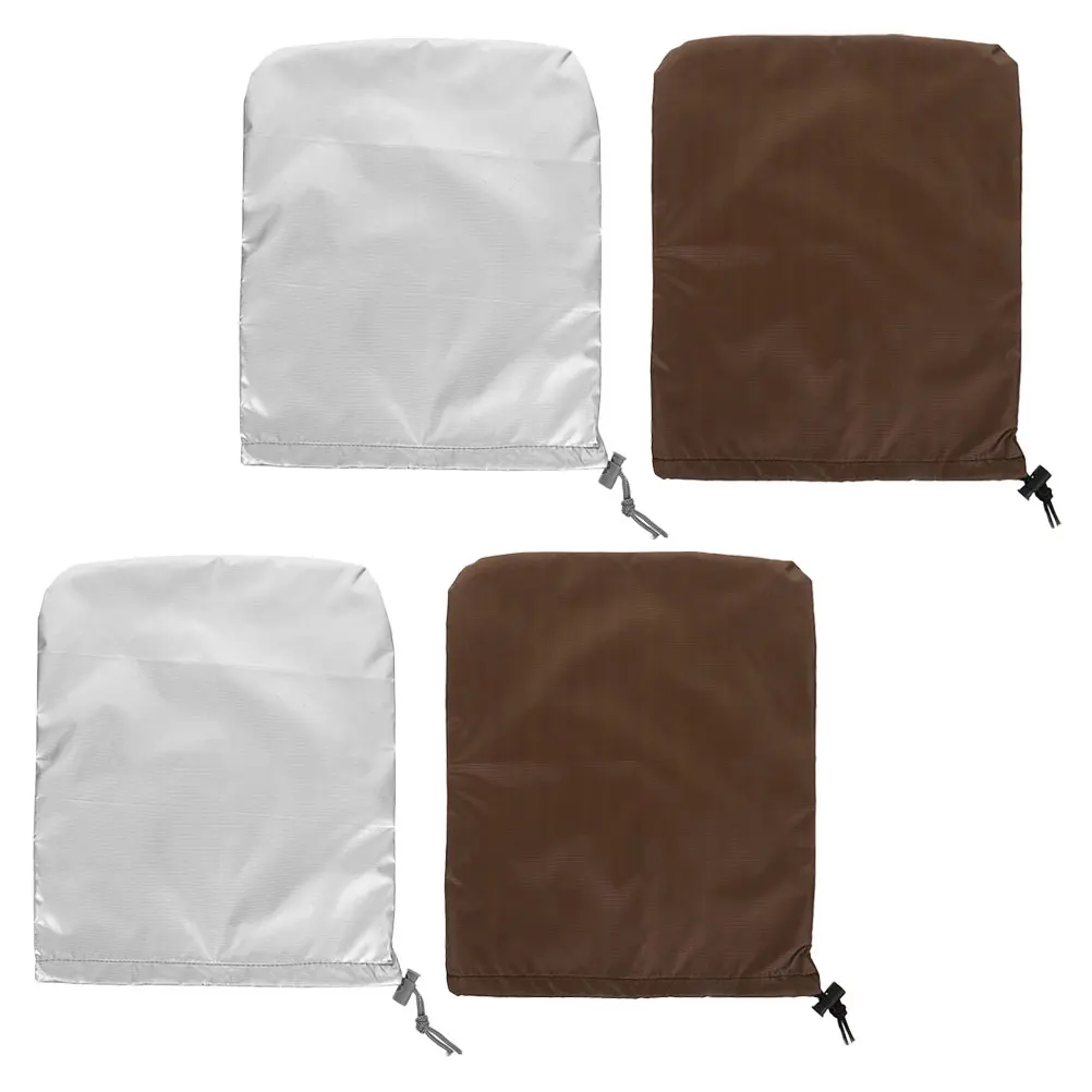 

4pcs Car Rearview Mirror Covers Snow Frost Protective Cover Universal Fit Durable Exterior Side Mirror Accessories For Auto