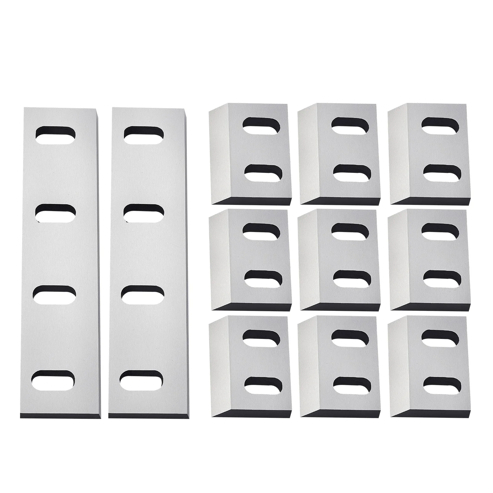 Shredder Blades, Alloy Steel Shredder Machine Blade Kit with 9 Rotating and 2 Fixed Blades, High-Hardness SKD-11 Blade, Compatible with Model 300 Plastic Grinder, PP, PVC & Nylon, Designed for ABS
