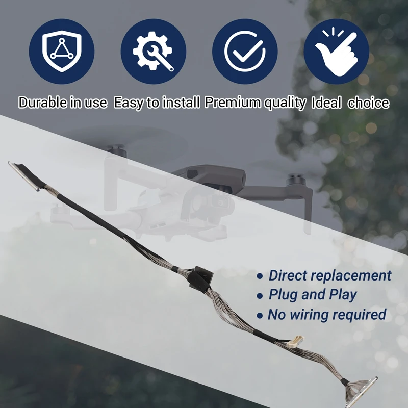 Gimbal Signal Cable For DJI MINI4PRO Gimbal Camera Signal Cable Coaxial Cable For Mini Gimbal Camera