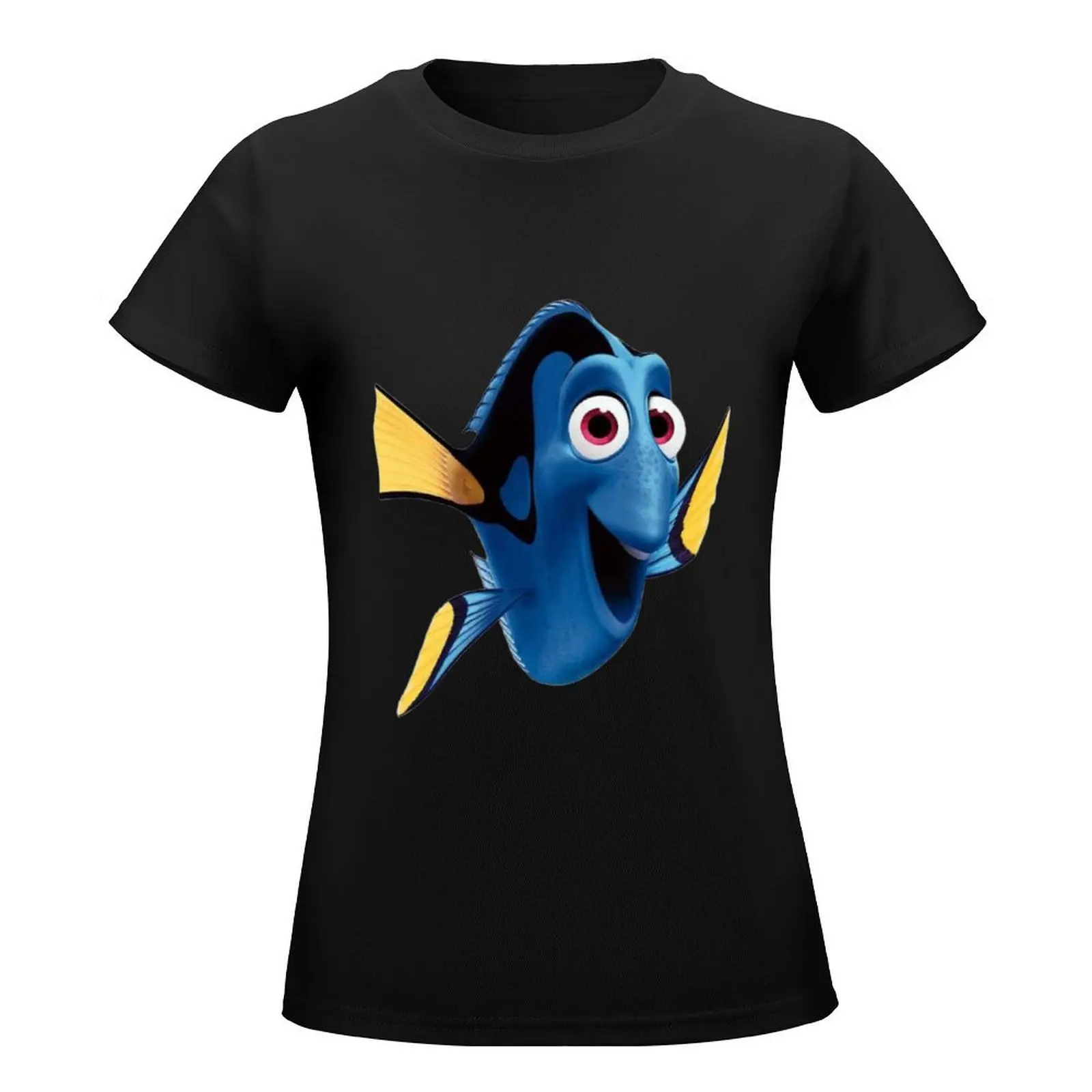 Dory T-Shirt animal print shirt for girls Short sleeve tee oversized workout shirts for Women