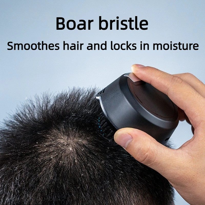 Dandruff Removal Scalp Cleaning Electric Massage Comb Pig Mane Hair Care Hairdressing Comb Small Dandruff Removing Hair Combs