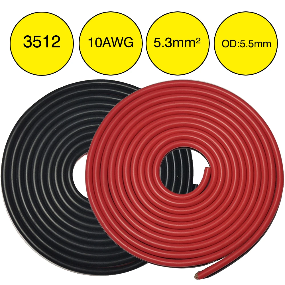 10AWG EC5 a O Ring Terminal Cable EC5 maschio a O Ring Eyelet Terminal Connector Cord RC ESC Charger Side Power accessori per auto