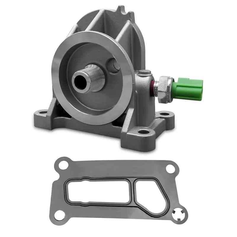 

Oil Filter Seat With Oil Sensor Plug And Gasket L311-14-311 L311-14-310 L31114311A For Mazda 3 5 CX-7 Oil Change Kit-N31R
