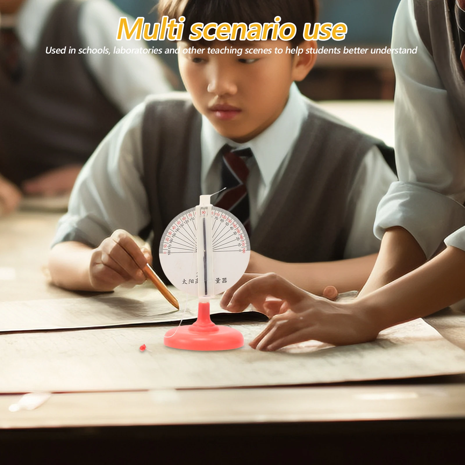 4 Pcs Experimental Measuring Instrument Physics Sun Height Teaching Device Measurer Educational Toy Plastic