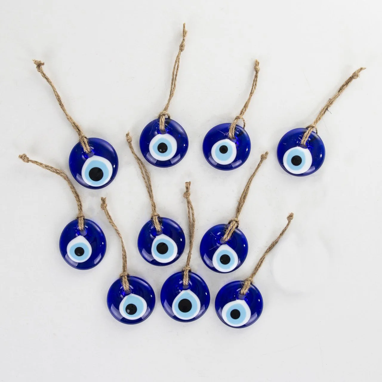 10 pcs glass evil eye bead 4 Cm