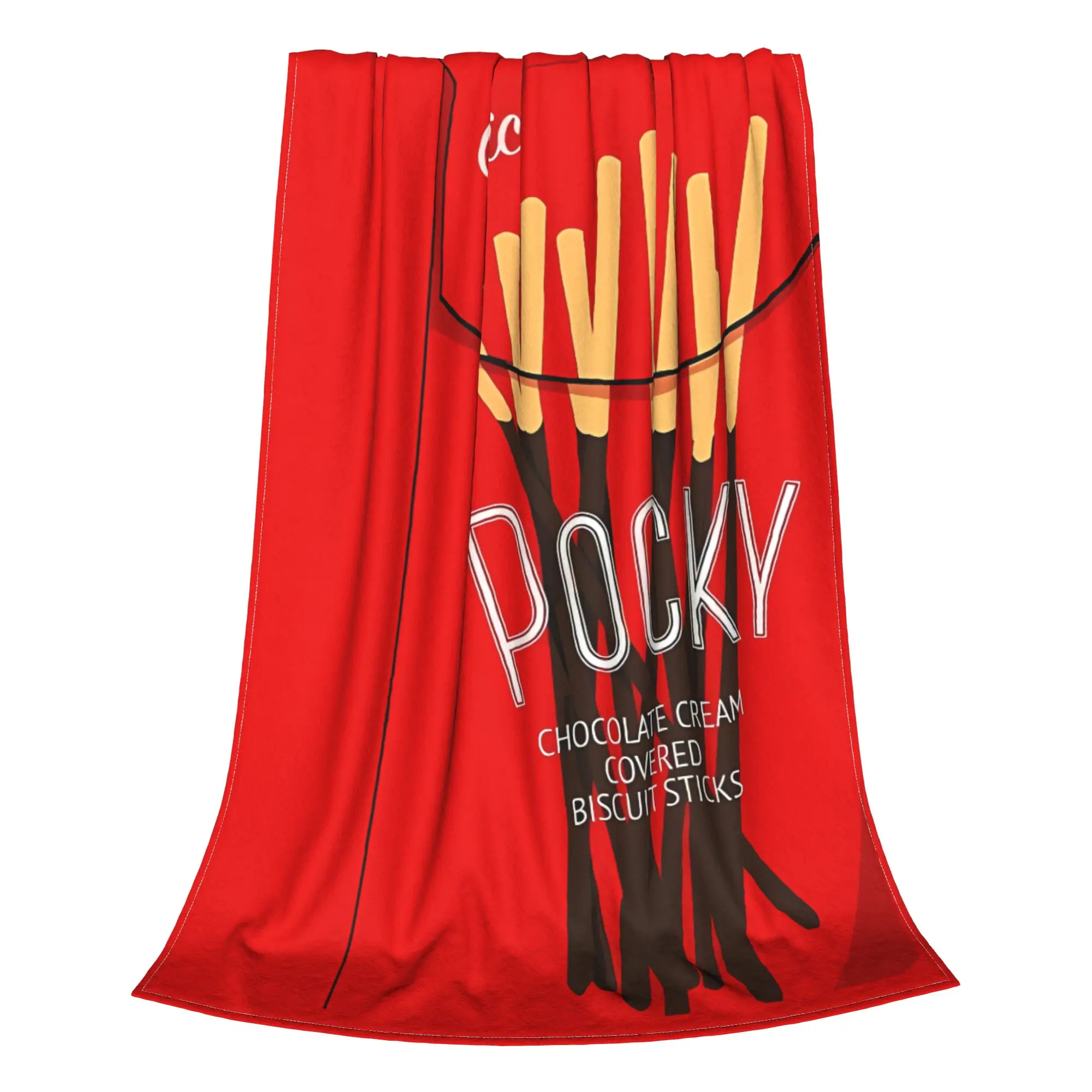 1PC Home Cutecore Pocky Box Pocky Blanket Super Cosy Plush Home Living Room Sofa Halloween