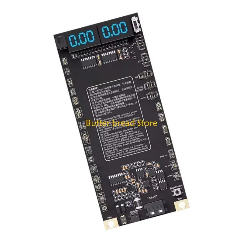 W89C Phone Battery Tester Battery Activation Board Automatic Identification Voltages Current Display Battery Test Board