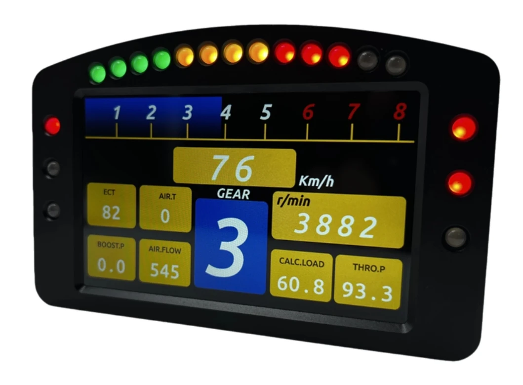 4.3--Inch  Car Instrument Gear Shift Indicator Light Display for Manual and Automatic Transmission for older car without