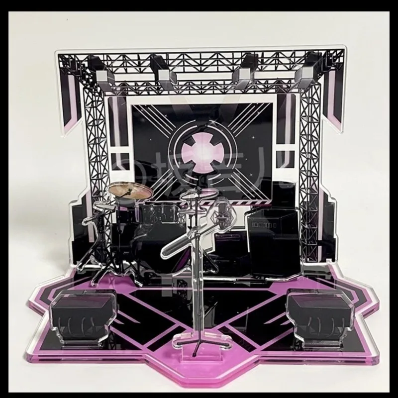 Hatsune miku acrílico suporte figura hatsune miku projeto diva anime periférico moda criatividade palco diy ornamento de mesa