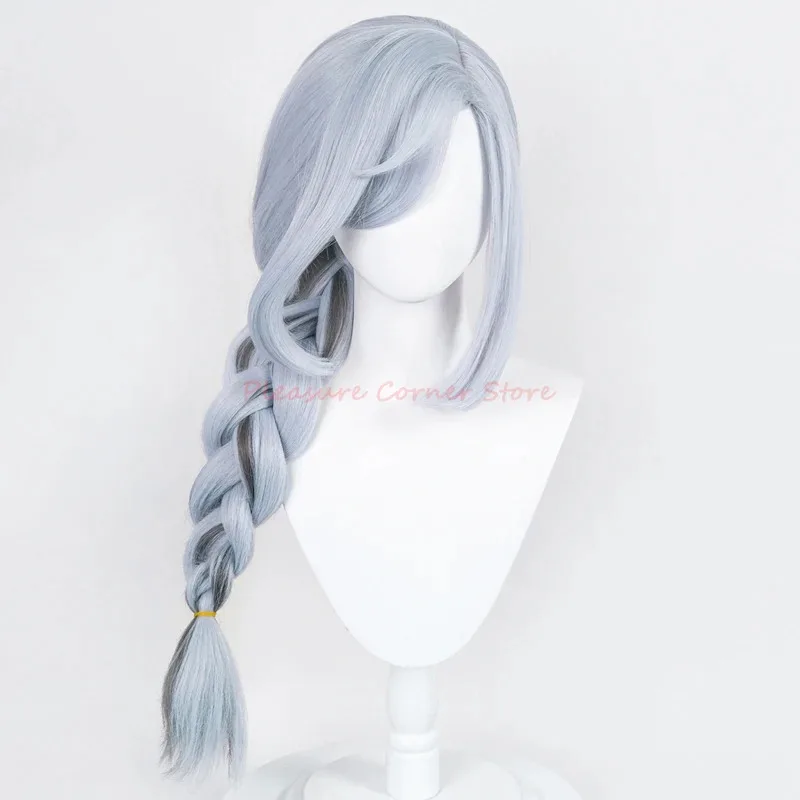 Genshin Impact Gradient Color Twist Braid Simulation Scalp Cosplay Costume Party Prop Shenhe Wigr,7;k'2.s;9,