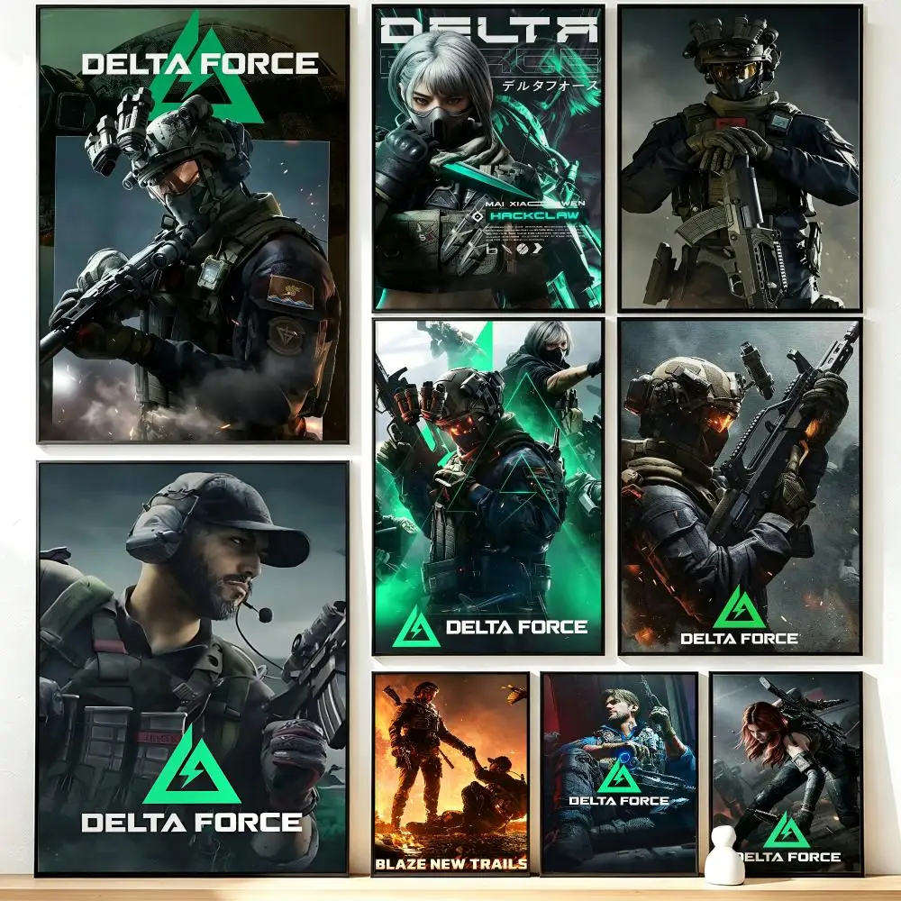 Modern Aesthetic Wall Art Poster game Delta Force Poster for Office Home Decor Interior Large Wall Picture Print