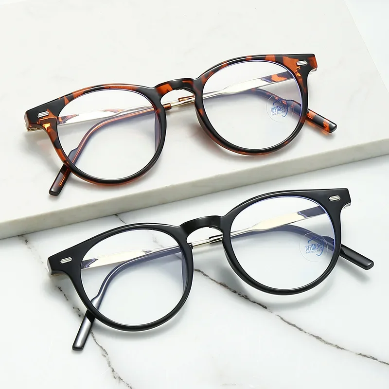 2024 New Fashionable Anti-Blue Light Fatigue Lingzhi Eye Glasses Ultra-Light Eye Frame Spectacles Motorcycle Equipment Accessori