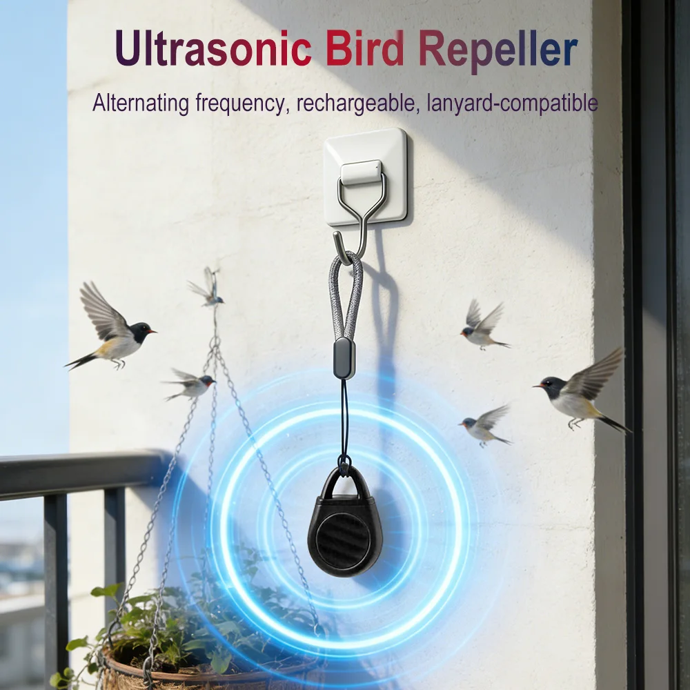 Ultrasonic Electronic Mini Repellent Type-C Rechargeable Intelligent Automatic Mosquito Repellent Outdoor Anti-mosquito Insect