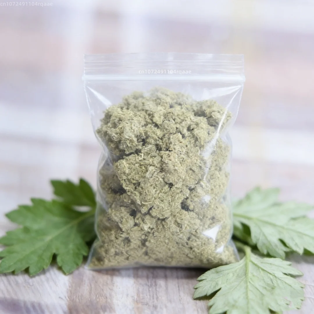 200g Natural Moxa Herb Wool -Premium Mugwort Powder (Artemisia Vulgaris) for Moxibustion, Smudging, Incense & Spiritual Wellness view 2