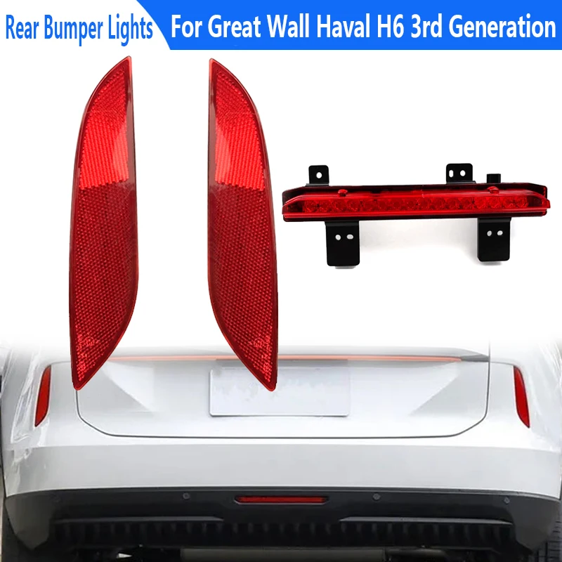 Car Rear Bumper Light For Great Wall Haval H6 3rd Generation Rear Fog Light Reverse Stop Light Turn Signal Light Rear Brake Lamp