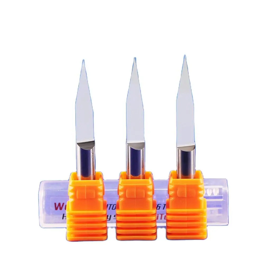 Weitol 5A 6 Mm CNC Router Bit Gelar 10 15 20 Ukiran Bit End Mill Carbide Milling Cutter Aksesoris Mesin