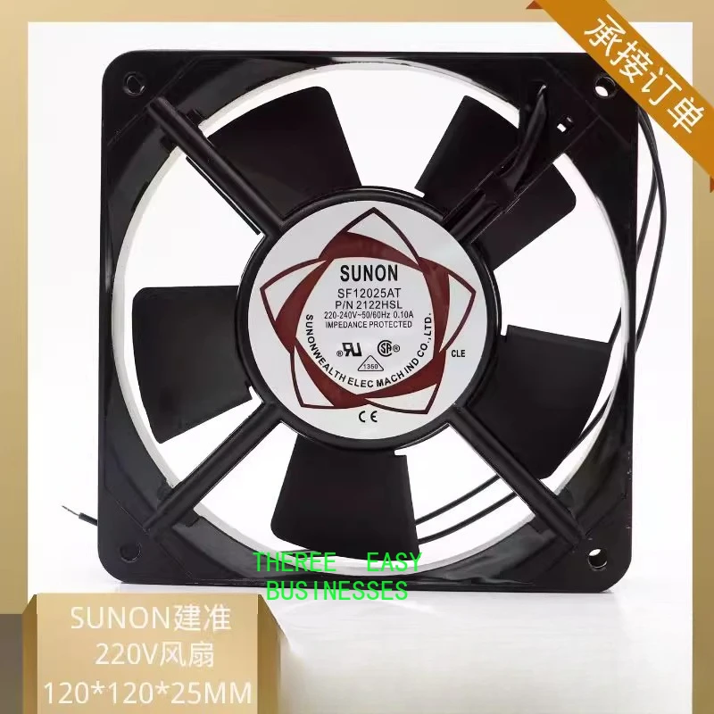 

SF12025AT2122HBL double ball bearing fan 12cm220v silent cabinet