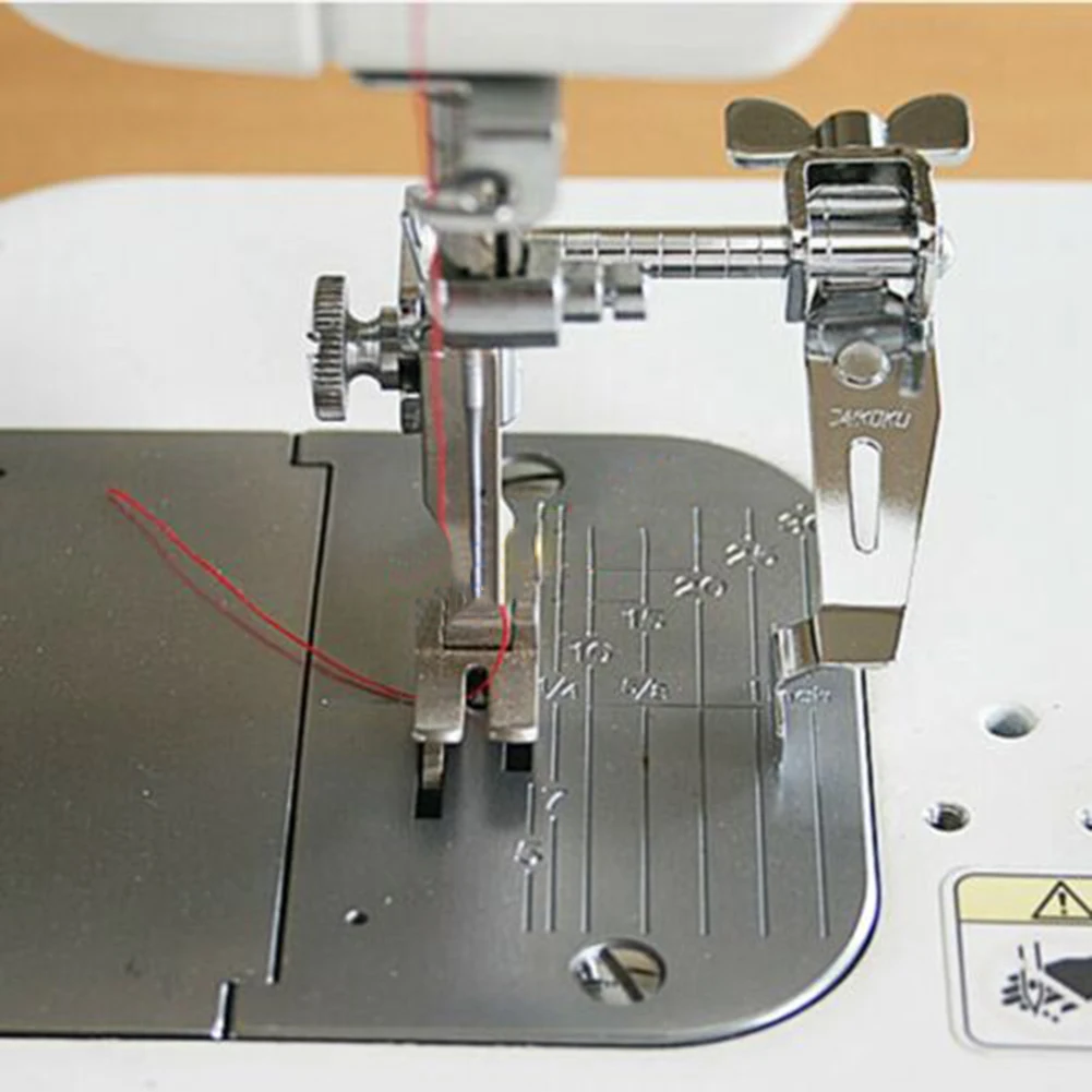 1pc ミシンガイド調整シームガイドゲージ Consew ミシン生地布キルティングミシン部品