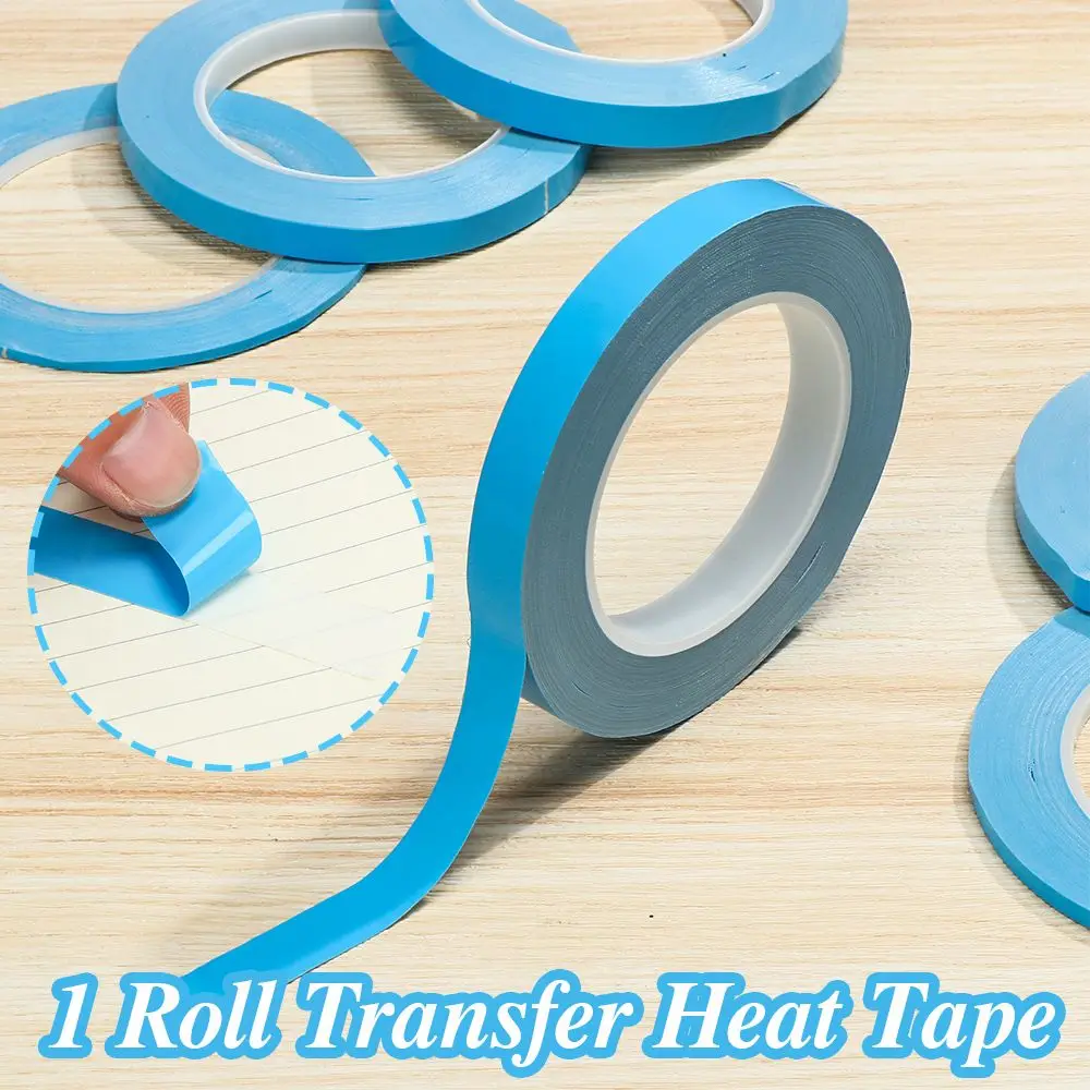 

11Sizes Transfer Heat Tape Double Sided Conductive Adhesive Tapes Heat Conduction Tape Blue Light Heatsink For Chip PCB