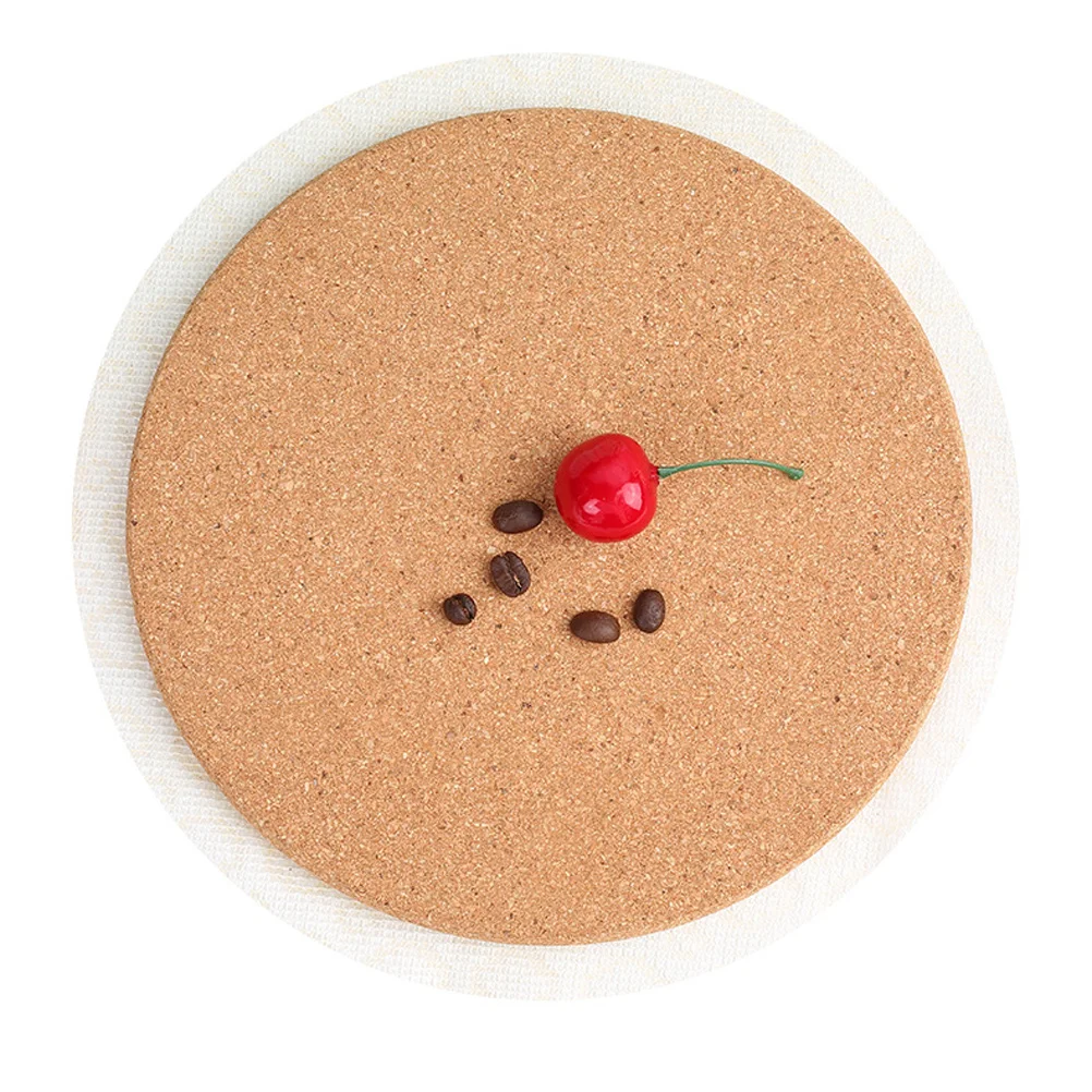 

10pcs Flowerpot Mats Plant Coasters For Garden Pots Non-Slip Floor Protector Round Cork Saucers Durable Lightweight D.I.Y Cork