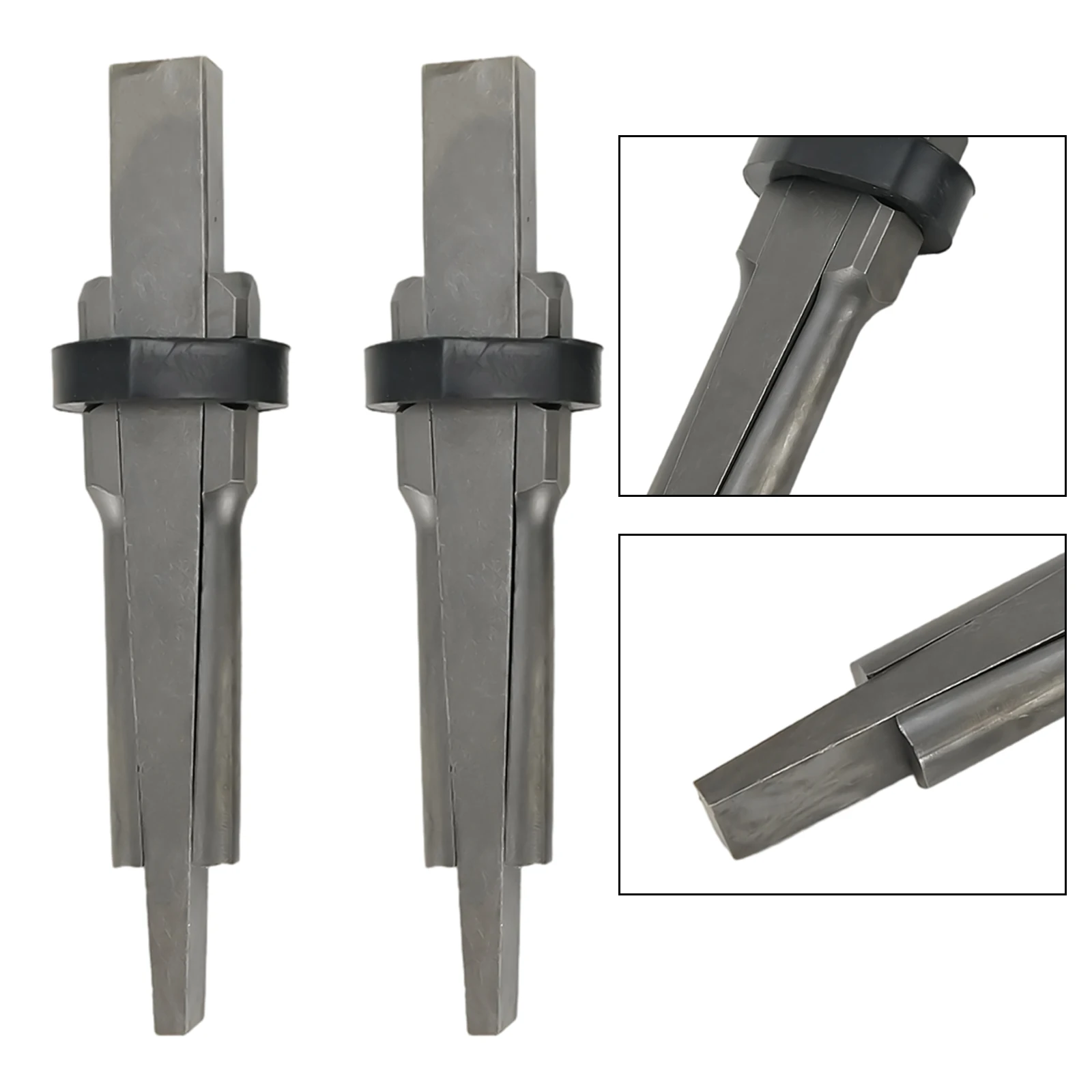 

2 Pcs 23mm Stone Splitting Tool Stone Splitter Hand Tools Set Metal Plug Wedges And Feather Shims Concrete Rock Splitters Hot Sa