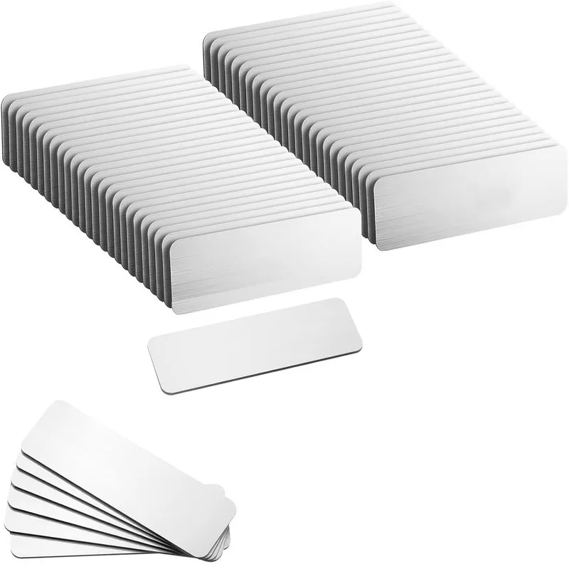 34 pcs Blank Badge Pins, Gold Finish Surface and Smooth Writable Area, ideal for Office Employee ID, Multipurpose