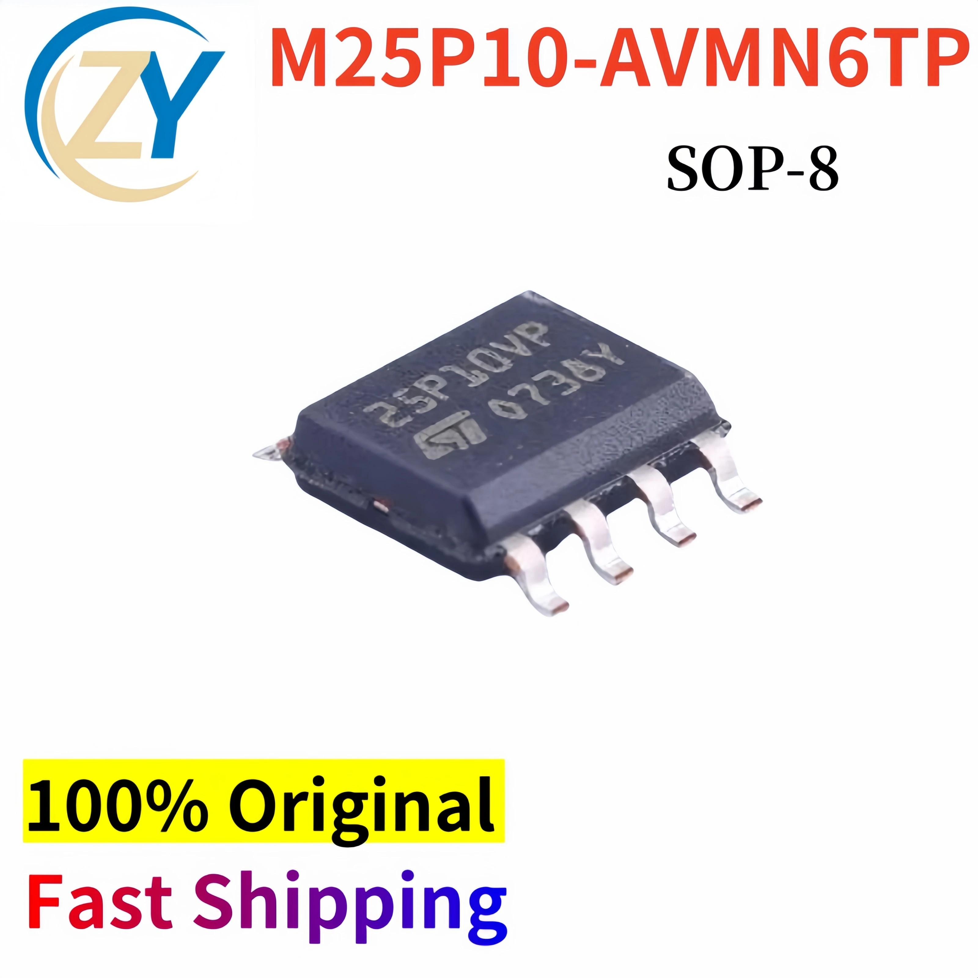 

(10-100pcs) Original 25P10VP M25P10-AVMN6TP M25P10A SOP-8 Flash New In Stock