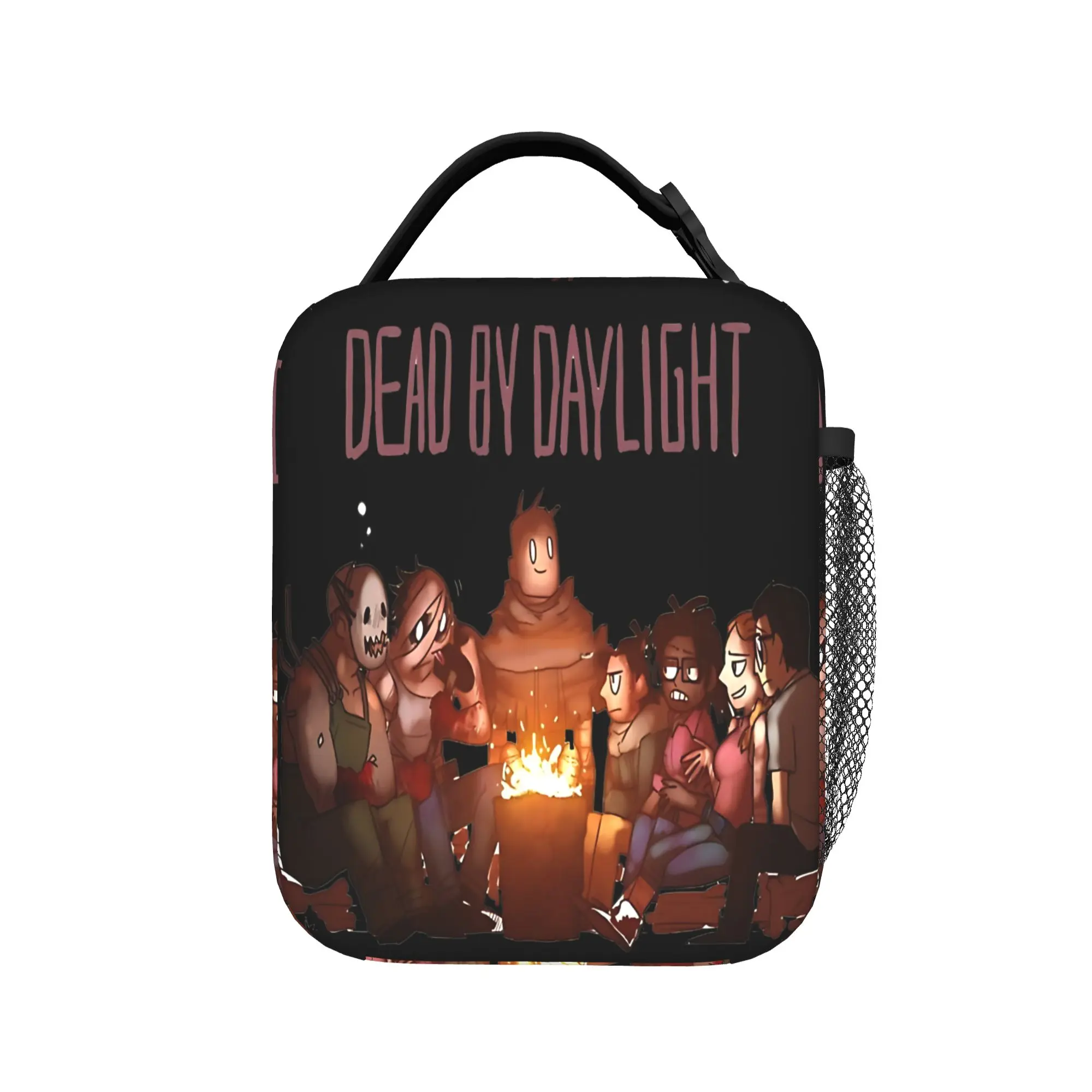 Deads by Daylights Insulated Lunch Bag High Capacity DBD Video Game Lunch Container Cooler Bag Tote Lunch Box Work  Travel