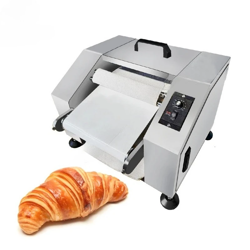 Croissant Forming Machine Baking Equipment Small Desktop Croissant Rolling Machine Croissant Dough Shaping Rolling Machine