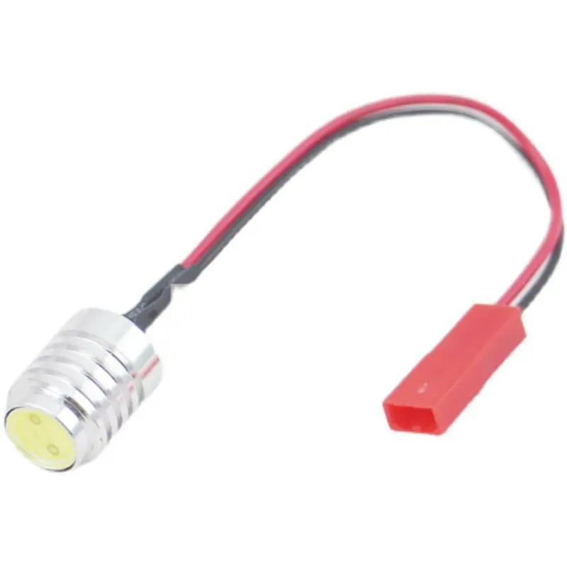 Super Bright 1.5W LED Lamp Light CNC Aluminum Alloy Night Navigation Searchlight JST Female Plug 12V 3S for RC FPV Quadcopter