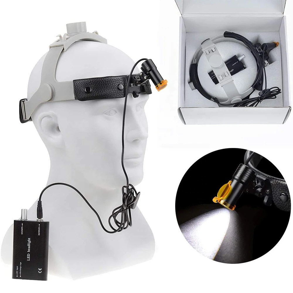 3W LED Light Spot Adjustable Medical Headlight Surgical Dental Head Lamp