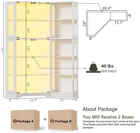 Thumbnail 2 - #15 Low Price Glass Display Cabinets Deals