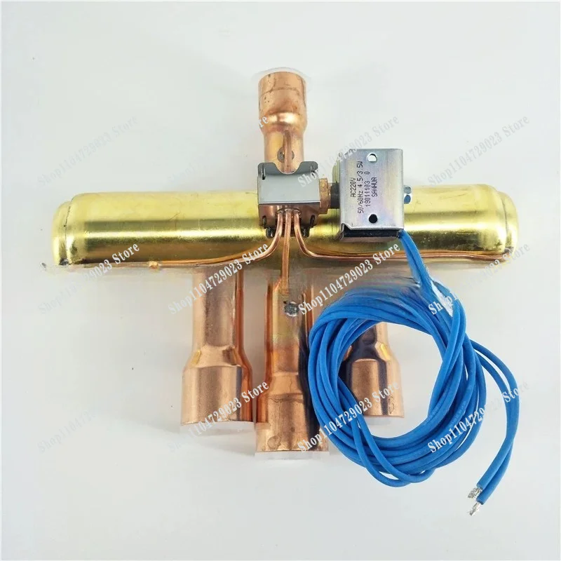 Hot-selling four-way reversing valve SHF-35A-79 heat pump hot and cold switching four-way reversing valve coil 12 horses
