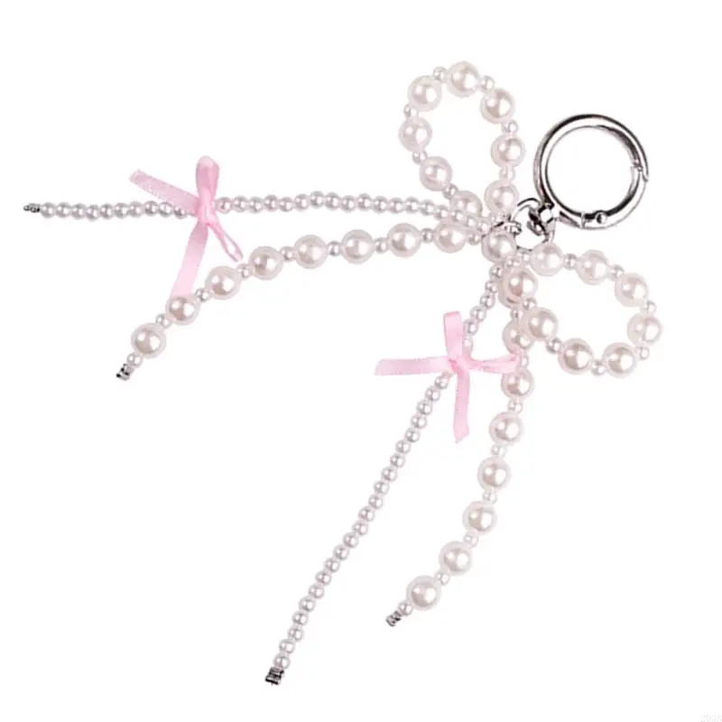 203B 활 키 체인 귀여운 나비 매듭 펜던트 열쇠 고리 세련된 휴대 전화 액세서리