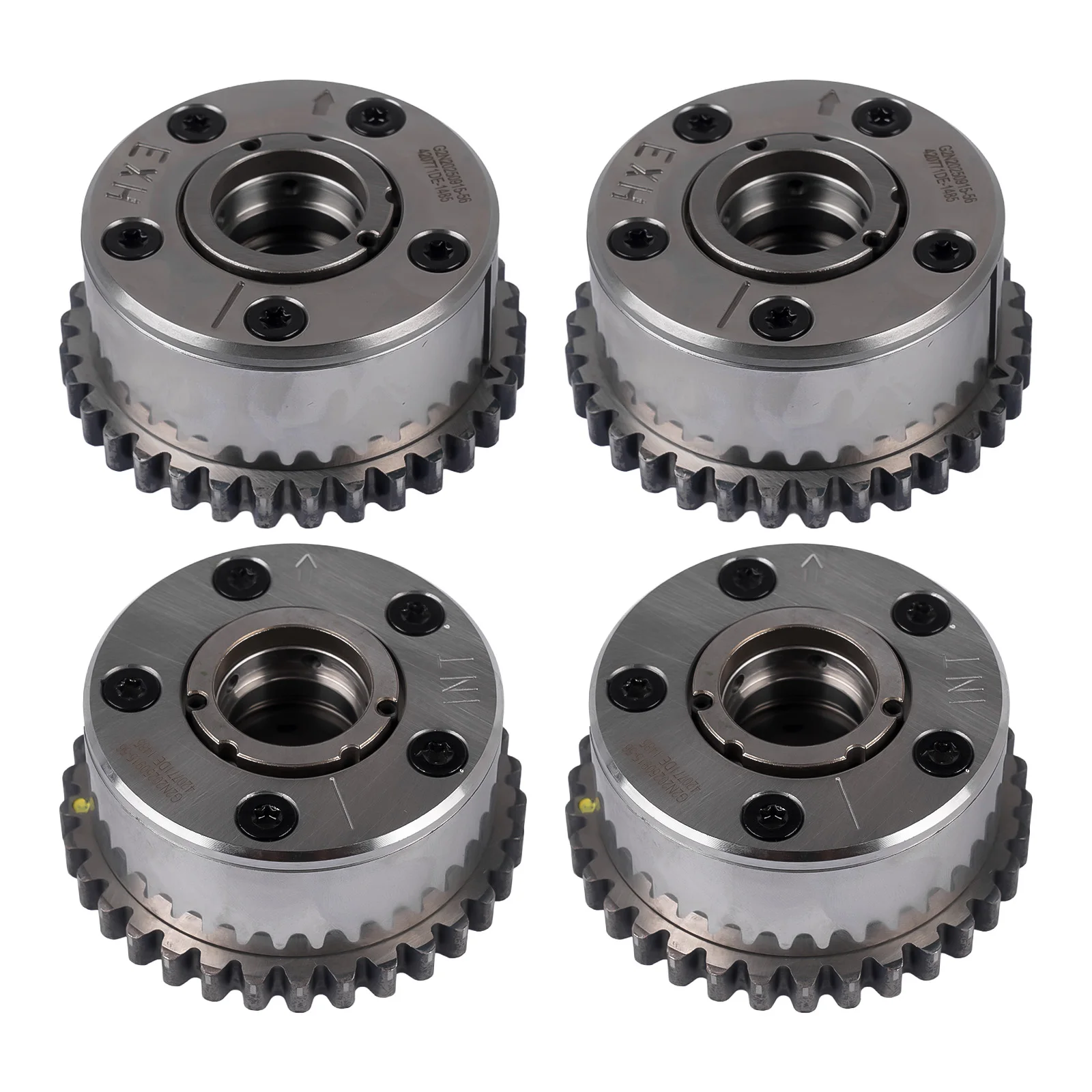 AP01 4pcs Intake Exhuast Camshaft Gear Phasers For Chrysler Jeep Dodge Ram 3.6L DOHC