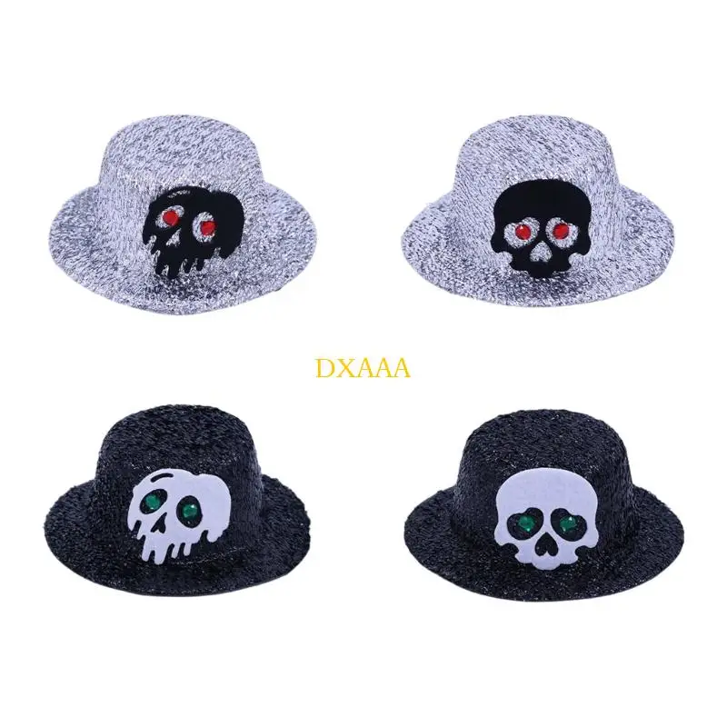 DXAA Mini Hat Hair Clips Skeleton Hat Hair Clips Decorative Hair Accessories Women