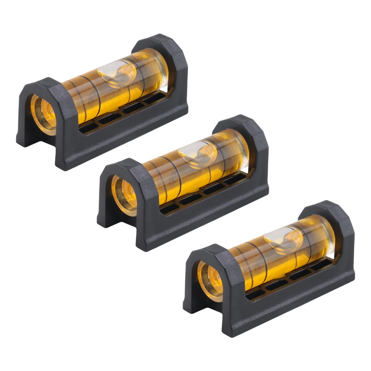 B59A3Pcs Magnetic Gunsmith Level Scope Leveling Magnetic Bubble Spirit Levels Leveling Tool