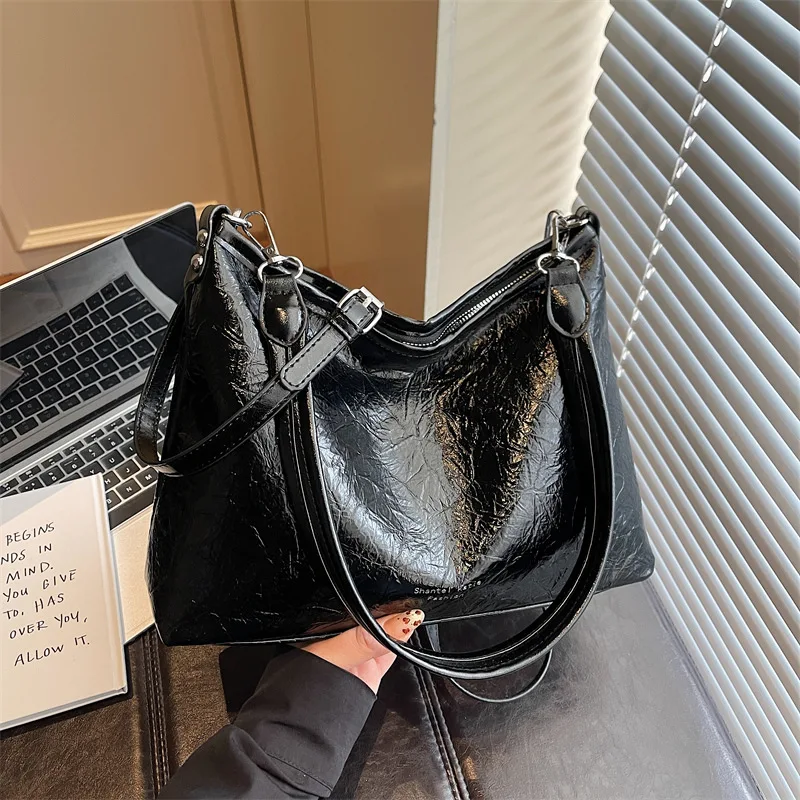 

Spring New Korean Style Fashion Crossbody Bags Women Large Capacity Casual Shoulder Bags Simple and Versatile Commuting Bag